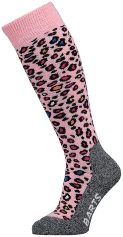 Barts Skisock Animal Print Kids -Ski Uitrustings Winkel barts skisock animal print kids pink 2 1