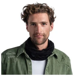 Buff Merino Lightweight Neckwarmer -Ski Uitrustings Winkel buff merino lightweight neckwarmer solid black 2