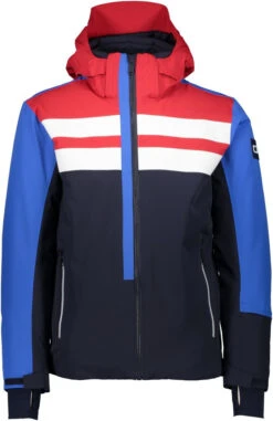 CMP Man Jacket Zip Hood -Ski Uitrustings Winkel cmp man jacket zip hood black blue 46 s black blue 0 1