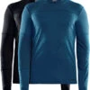 Craft Core 2-Pack Baselayer Tops Men -Ski Uitrustings Winkel craft core 2 pack baselayer tops men black universe xs black universe 0