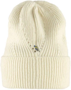 Fjallraven Directional Rib Beanie -Ski Uitrustings Winkel fjallraven directional rib beanie chalk white 2