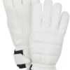 Hestra Alpine Leather Primaloft - 5 Finger Women's -Ski Uitrustings Winkel hestra alpine leather primaloft 5 finger white 6 white 0 1