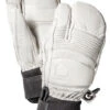 Hestra Leather Fall Line - 3 Finger -Ski Uitrustings Winkel hestra leather fall line 3 finger offwhite 0