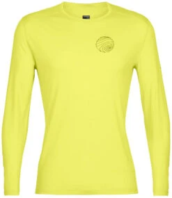 Icebreaker 200 Oasis Long Sleeve Crewe Alps 3D Men