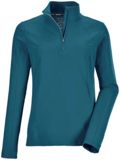 Killtec KSW 243 L/S Shirt Women -Ski Uitrustings Winkel killtec ksw 243 l s shirt women dark turquoise 36 dark turquoise 1