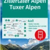 Kompass Wandelkaart 37 Zillertaler Alpen, Tuxer Alpen -Ski Uitrustings Winkel kompass wandelkaart 37 zillertaler alpen tuxer alpen 0 1