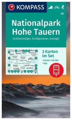 Kompass Wandelkaart 50 Nationalpark Hohe Tauern