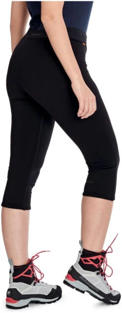 Mammut Aconcagua Midlayer Tights 3/4 Women -Ski Uitrustings Winkel mammut aconcagua midlayer tights 3 4 women black xs black 2