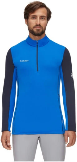 Mammut Aenergy Midlayer Half Zip Pull Men -Ski Uitrustings Winkel mammut aenergy midlayer half zip pull men ice marine 2 1
