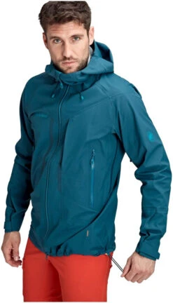 Mammut Masao Hardshell Hooded Jacket Men 18 Mammut Masao Hardshell Hooded Jacket Men -Ski Uitrustings Winkel mammut masao hs hooded jacket wing teal s wing teal 1