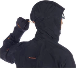 Mammut Nordwand Advanced HS Hooded Jacket Men -Ski Uitrustings Winkel mammut nordwand advanced hs hooded jacket men black 3