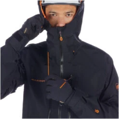 Mammut Nordwand Advanced HS Hooded Jacket Men -Ski Uitrustings Winkel mammut nordwand advanced hs hooded jacket men black 4