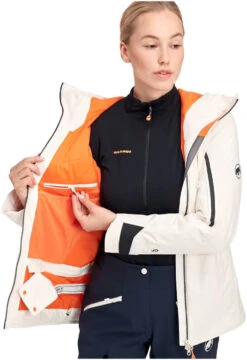 Mammut Nordwand HS Thermo Hooded Jacket Women -Ski Uitrustings Winkel mammut nordwand hs thermo hooded jacket women bright white xs bright white 4
