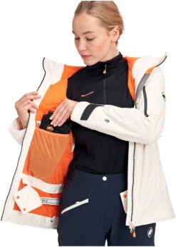 Mammut Nordwand HS Thermo Hooded Jacket Women -Ski Uitrustings Winkel mammut nordwand hs thermo hooded jacket women bright white xs bright white 5