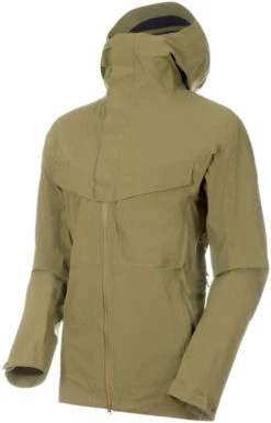 Mammut Zinal HS Hooded Jacket Men -Ski Uitrustings Winkel mammut zinal hs hooded jacket men olive s olive 0
