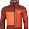 Ortovox Deep Shell Jacket Men -Ski Uitrustings Winkel ortovox deep shell jacket men clay orange m clay orange 0