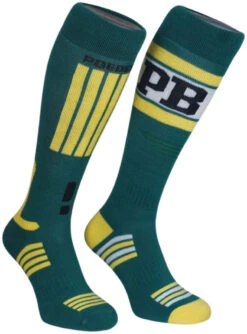 Poederbaas Cham Ski Socks -Ski Uitrustings Winkel poederbaas cham ski socks green yellow 35 38 green yellow 2