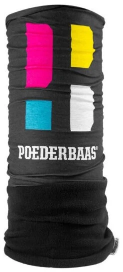 Poederbaas Neckwarmer -Ski Uitrustings Winkel poederbaas neckwarmer black big logo one size black big logo 0