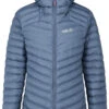 RAB Cirrus Alpine Jacket Women's -Ski Uitrustings Winkel rab cirrus alpine jacket women s bering sea 8 s m bering sea 0