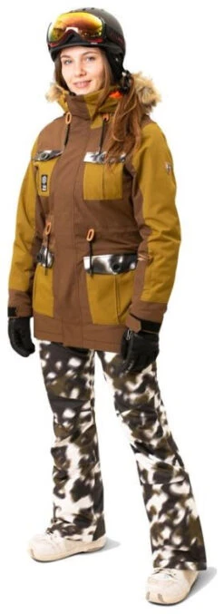 Rehall Jenny-R Snowpant Women -Ski Uitrustings Winkel rehall jenny r snowpant women white camo l white camo 2