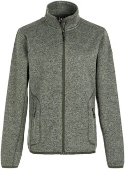 Whistler Samani Melange Fleece Jacket Women's -Ski Uitrustings Winkel whistler samani melange fleece jacket women s agave green 2 1